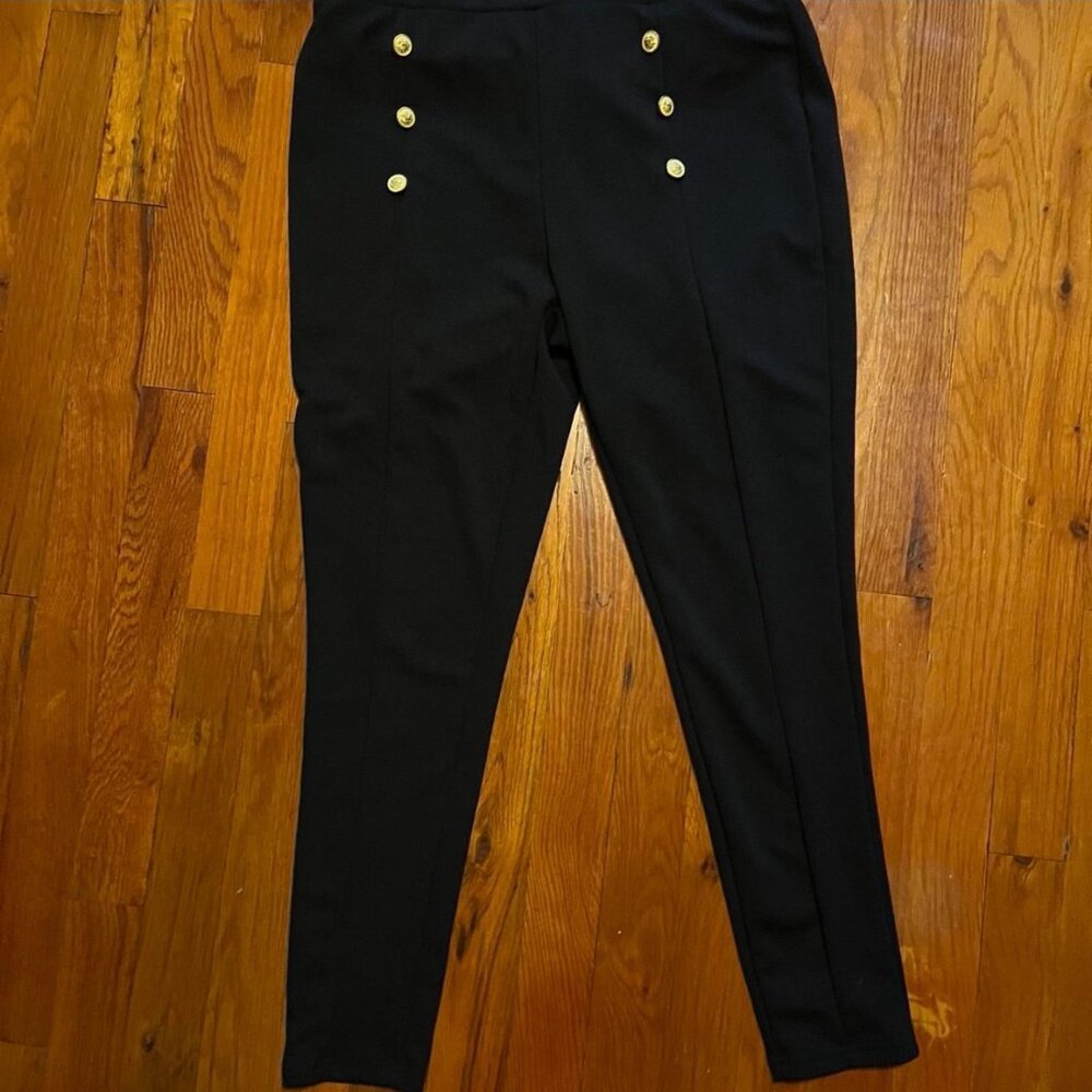WOMENS BLACK DRESS PANTS SIZE XL